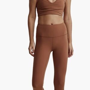 Varley Activewear Let’s Move High Rise Leggings 25” in Rawhide Size XS